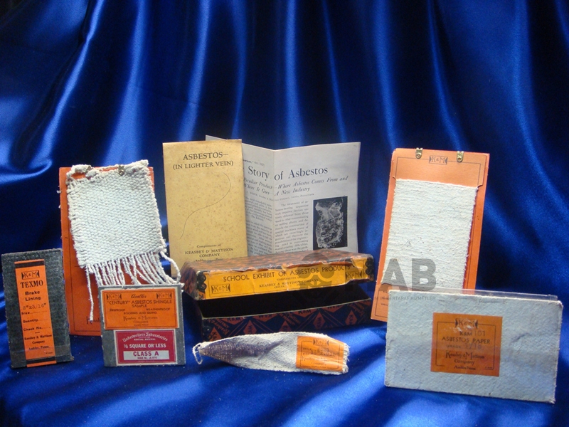 Asbestli Kağıt Ürünleri,  Asbestli Kağıt Malzemeler